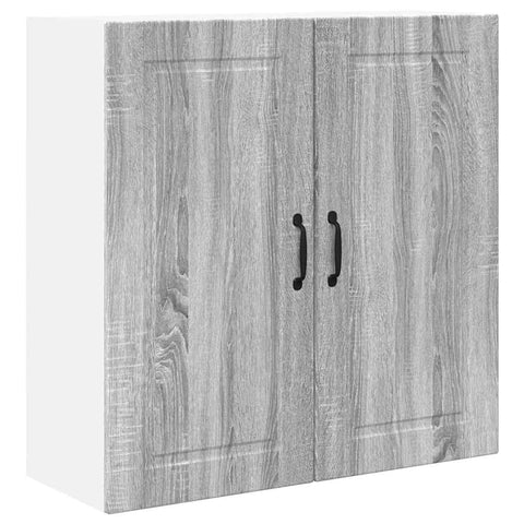 vidaXL Kitchen Wall Cabinet with Shelf Grey Sonoma 80 x 31 x 80 cm