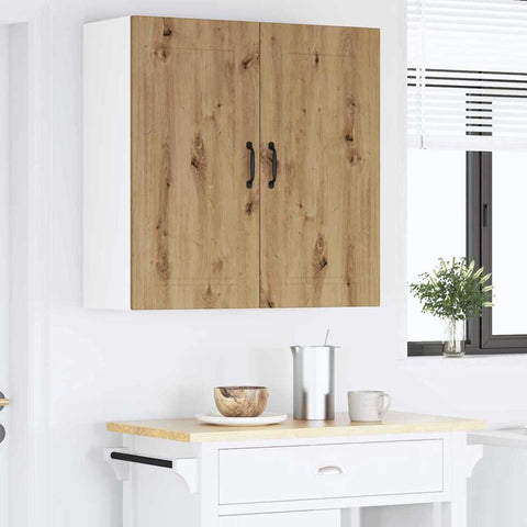 vidaXL Kitchen Wall Cabinet with Shelf Artisan Oak 80 x 31 x 80 cm
