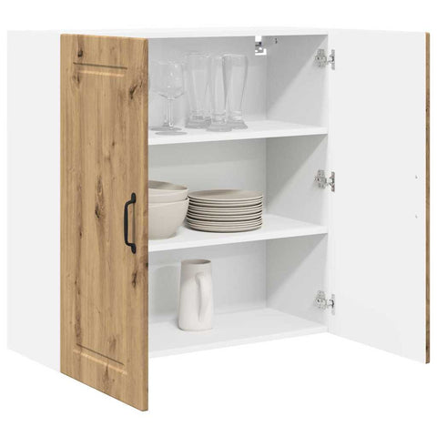 vidaXL Kitchen Wall Cabinet with Shelf Artisan Oak 80 x 31 x 80 cm