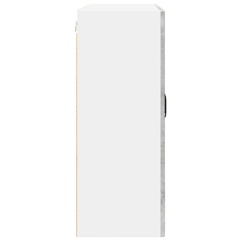 vidaXL Kitchen Wall Cabinet with Shelf Concrete Grey 80 x 31 x 80 cm