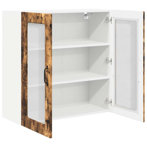 vidaXL Kitchen Wall Cabinet Smoked Oak 80 x 31 x 80 cm Engineered Wood