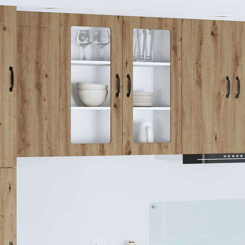 vidaXL Kitchen Wall Cabinet with Shelf Artisan Oak 80 x 31 x 80 cm