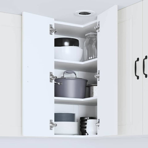 vidaXL Kitchen Wall Cabinet White 57 x 57 x 80 cm Engineered Wood