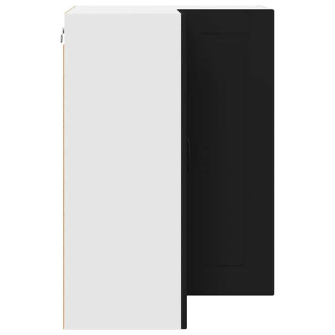 vidaXL Kitchen Wall Cabinet Black 57 x 57 x 80 cm Engineered Wood