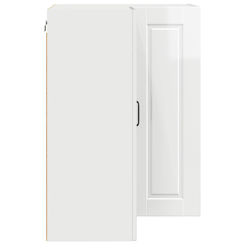 vidaXL Kitchen Cabinet with Shelf High Gloss White 57 x 57 x 80 cm