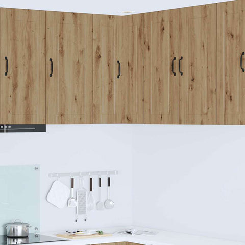 vidaXL Kitchen Wall Cabinet with Shelf Artisan Oak 57 x 57 x 80 cm