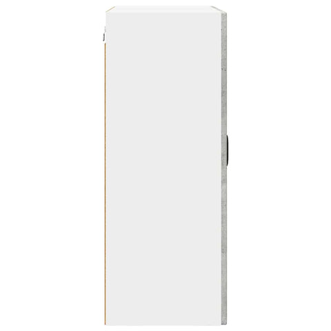 vidaXL Kitchen Wall Cabinet with Shelf Concrete Grey 60 x 31 x 80 cm