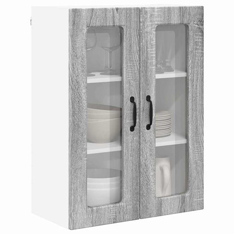 vidaXL Kitchen Wall Cabinet with Shelf Grey Sonoma 60 x 31 x 80 cm