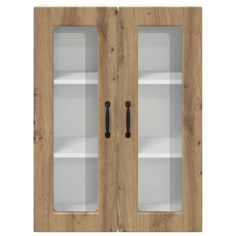 vidaXL Kitchen Wall Cabinet with Shelf Artisan Oak 60 x 31 x 80 cm