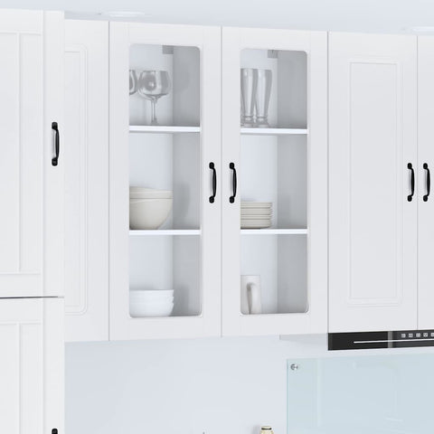 vidaXL Kitchen Wall Cabinet White 40 x 31 x 100 cm Engineered Wood