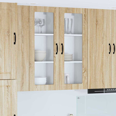 vidaXL Kitchen Wall Cabinet with Shelf Sonoma Oak 40 x 31 x 100 cm
