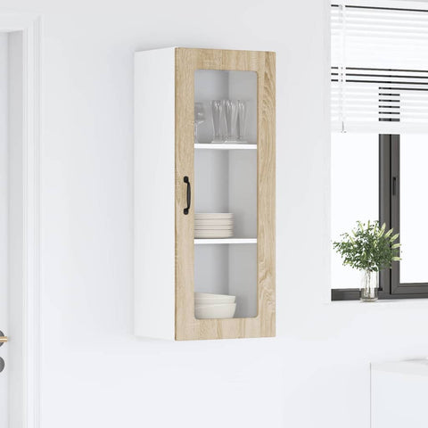 vidaXL Kitchen Wall Cabinet with Shelf Sonoma Oak 40 x 31 x 100 cm