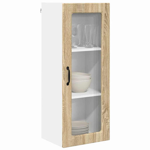 vidaXL Kitchen Wall Cabinet with Shelf Sonoma Oak 40 x 31 x 100 cm