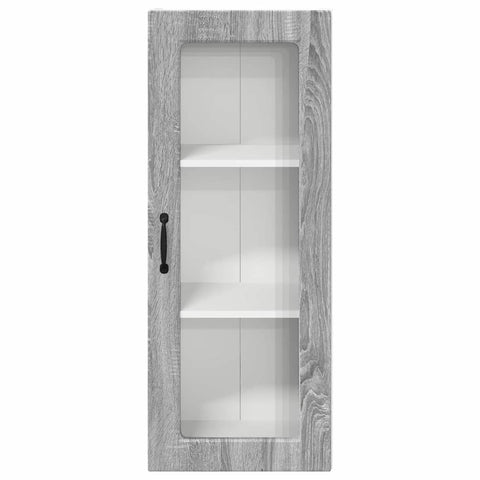 vidaXL Kitchen Wall Cabinet with Shelf Grey Sonoma 40 x 31 x 100 cm