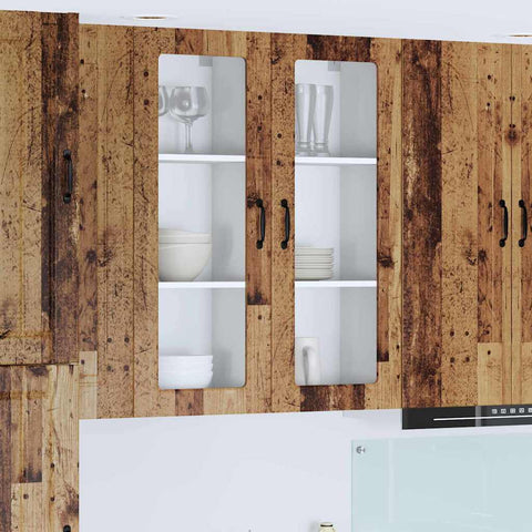 vidaXL Kitchen Wall Cabinet Old Wood 40 x 31 x 100 cm Engineered Wood