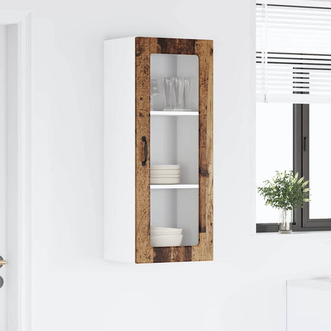 vidaXL Kitchen Wall Cabinet Old Wood 40 x 31 x 100 cm Engineered Wood