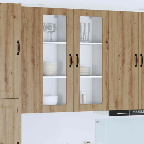 vidaXL Kitchen Wall Cabinet with Shelf Artisan Oak 40 x 31 x 100 cm