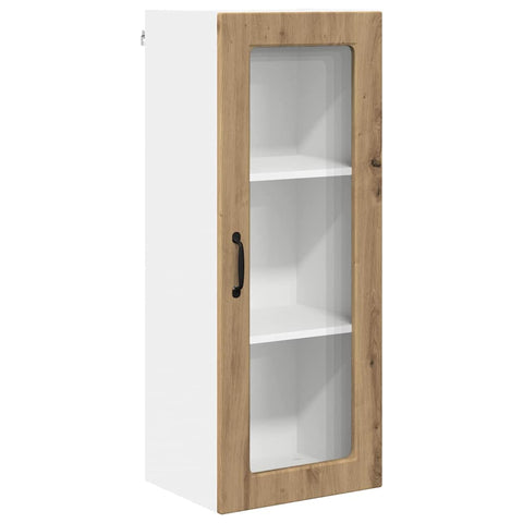 vidaXL Kitchen Wall Cabinet with Shelf Artisan Oak 40 x 31 x 100 cm
