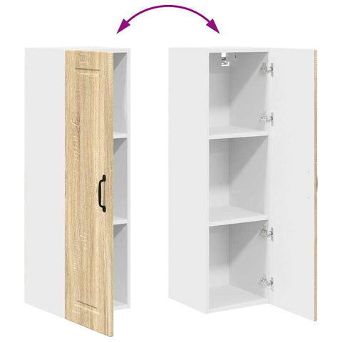 vidaXL Kitchen Wall Cabinet with Shelf Sonoma Oak 30 x 31 x 100 cm