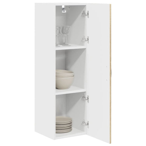 vidaXL Kitchen Wall Cabinet with Shelf Sonoma Oak 30 x 31 x 100 cm