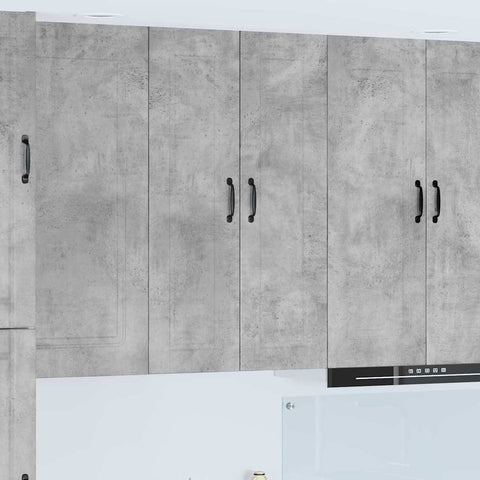 vidaXL Kitchen Wall Cabinet with Shelf Concrete Grey 30 x 31 x 100 cm