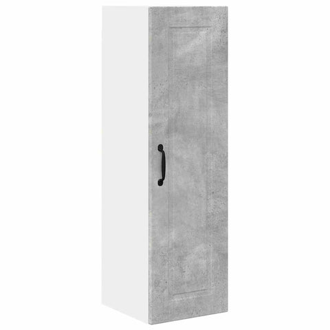 vidaXL Kitchen Wall Cabinet with Shelf Concrete Grey 30 x 31 x 100 cm