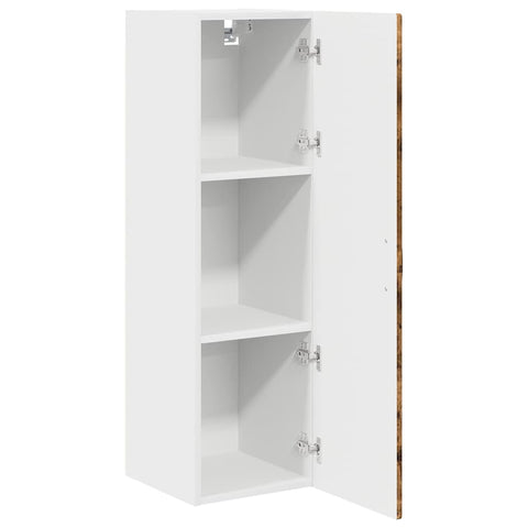 vidaXL Kitchen Wall Cabinet with Shelf Smoked Oak 30 x 31 x 100 cm