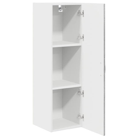 vidaXL Kitchen Wall Cabinet with Shelf Grey Sonoma 30 x 31 x 100 cm