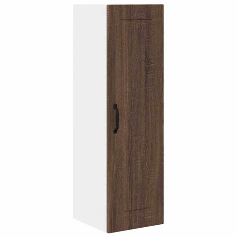 vidaXL Kitchen Wall Cabinet Brown Oak 30 x 31 x 100 cm Engineered Wood
