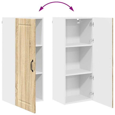 vidaXL Kitchen Wall Cabinet with Shelf Sonoma Oak 40 x 31 x 100 cm