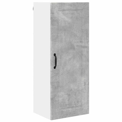vidaXL Kitchen Wall Cabinet with Shelf Concrete Grey 40 x 31 x 100 cm