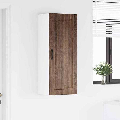 vidaXL Kitchen Wall Cabinet Brown Oak 40 x 31 x 100 cm Engineered Wood