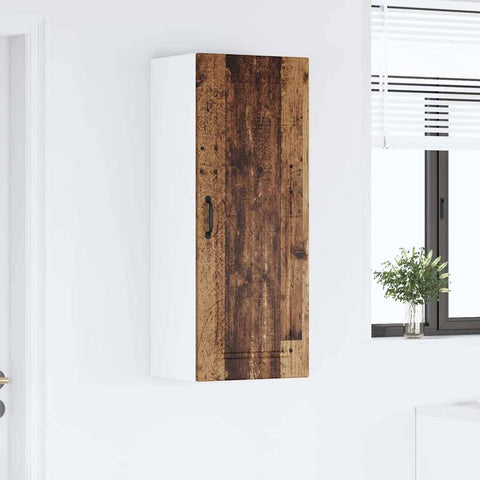 vidaXL Kitchen Wall Cabinet Old Wood 40 x 31 x 100 cm Engineered Wood