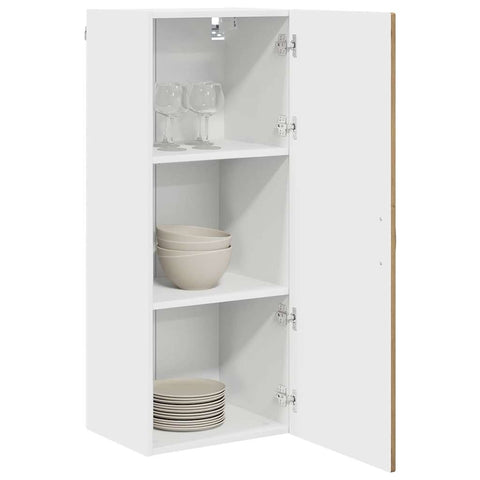 vidaXL Kitchen Wall Cabinet with Shelf Artisan Oak 40 x 31 x 100 cm