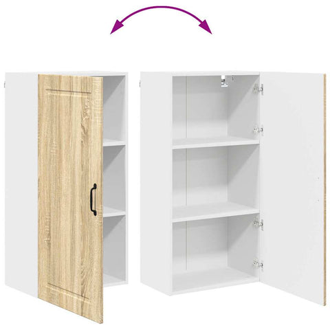 vidaXL Kitchen Wall Cabinet with Shelf Sonoma Oak 50 x 31 x 100 cm