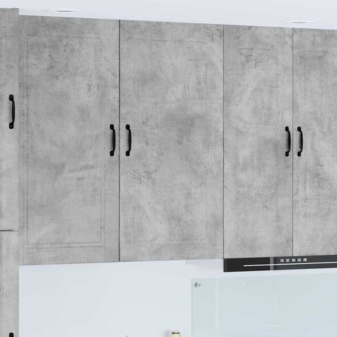 vidaXL Kitchen Wall Cabinet with Shelf Concrete Grey 50 x 31 x 100 cm