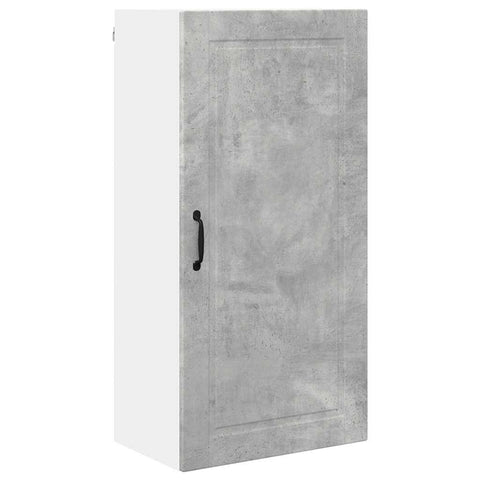 vidaXL Kitchen Wall Cabinet with Shelf Concrete Grey 50 x 31 x 100 cm