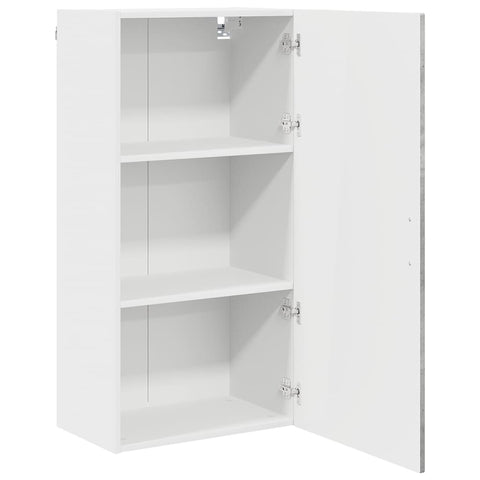 vidaXL Kitchen Wall Cabinet with Shelf Concrete Grey 50 x 31 x 100 cm