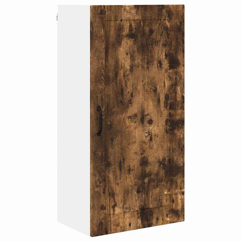 vidaXL Kitchen Wall Cabinet with Shelf Smoked Oak 50 x 31 x 100 cm