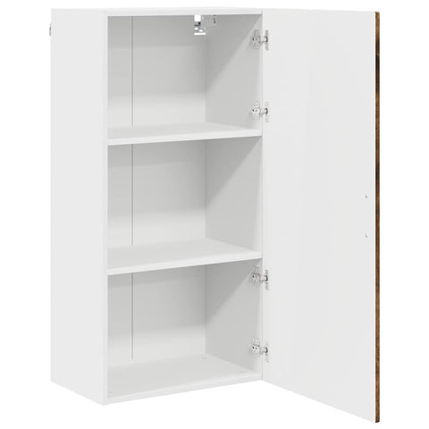 vidaXL Kitchen Wall Cabinet with Shelf Smoked Oak 50 x 31 x 100 cm