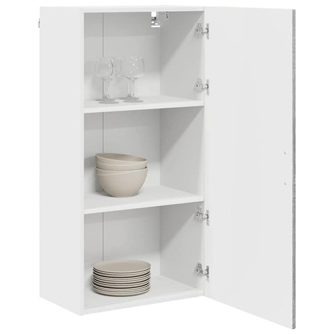 vidaXL Kitchen Wall Cabinet with Shelf Grey Sonoma 50 x 31 x 100 cm