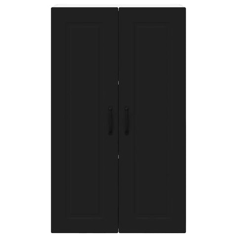 vidaXL Kitchen Wall Cabinet Black 60 x 31 x 100 cm Engineered Wood