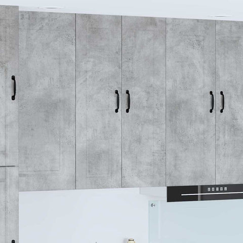 vidaXL Kitchen Wall Cabinet with Shelf Concrete Grey 60 x 31 x 100 cm