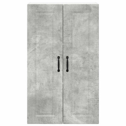 vidaXL Kitchen Wall Cabinet with Shelf Concrete Grey 60 x 31 x 100 cm