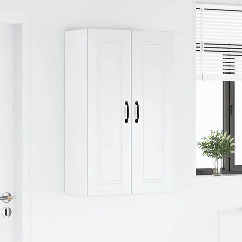 vidaXL Kitchen Wall Cabinet High Gloss White 60 x 31 x 100 cm