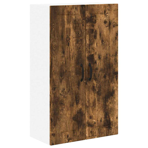 vidaXL Kitchen Wall Cabinet with Shelf Smoked Oak 60 x 31 x 100 cm