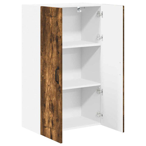 vidaXL Kitchen Wall Cabinet with Shelf Smoked Oak 60 x 31 x 100 cm