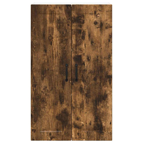 vidaXL Kitchen Wall Cabinet with Shelf Smoked Oak 60 x 31 x 100 cm
