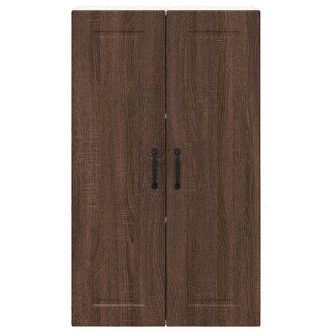 vidaXL Kitchen Wall Cabinet Brown Oak 60 x 31 x 100 cm Engineered Wood