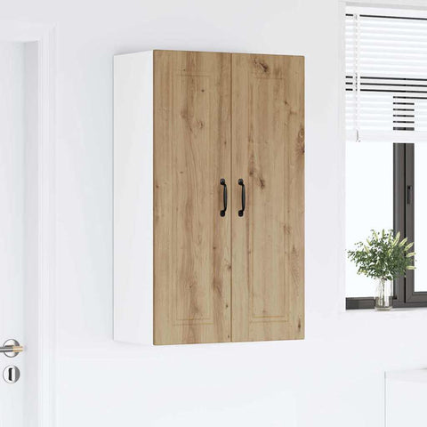 vidaXL Kitchen Wall Cabinet with Shelf Artisan Oak 60 x 31 x 100 cm